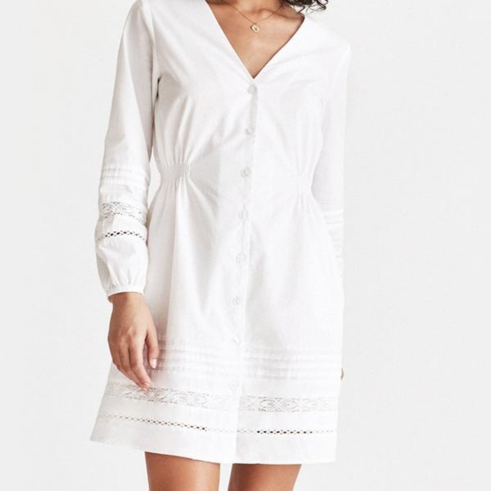 Convertible Long Sleeve Lace Dress